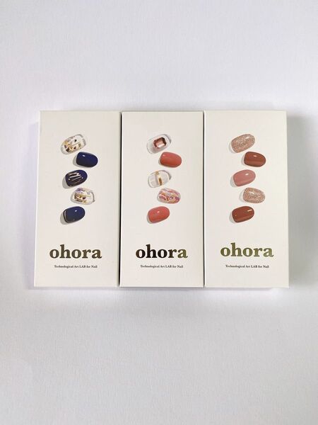ohora ネイルチップ 3個セット中古 未使用