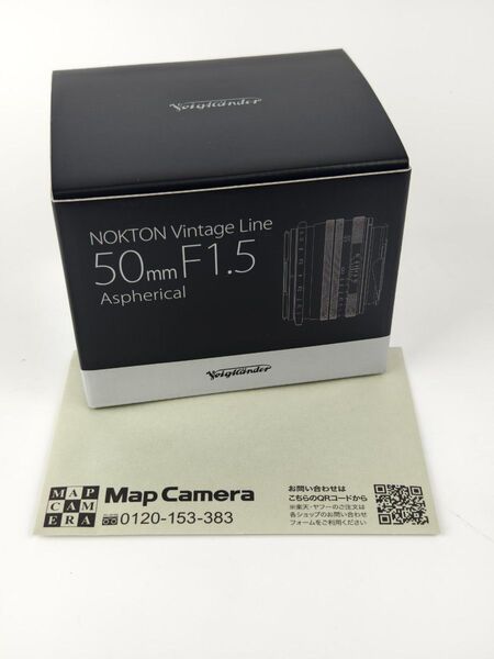 Voigtlander NOKTON 50mm F1.5 Aspherical II VM MC ブラック