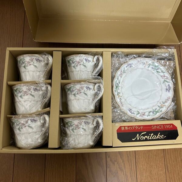 ノリタケ カップ&ソーサー 6客セット Noritake ボーンチャイナ