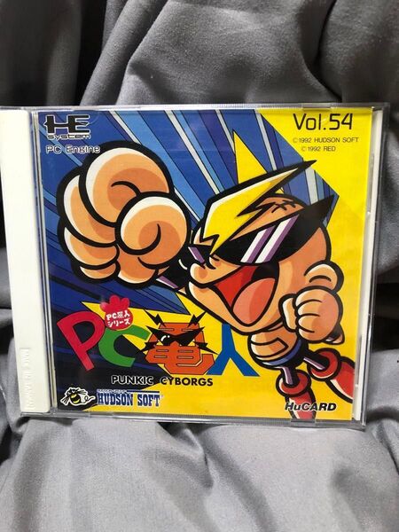 美品 動作確認済み PC電人 for PCエンジン HuCARD by Hudson アクションシューティングゲーム PC原人