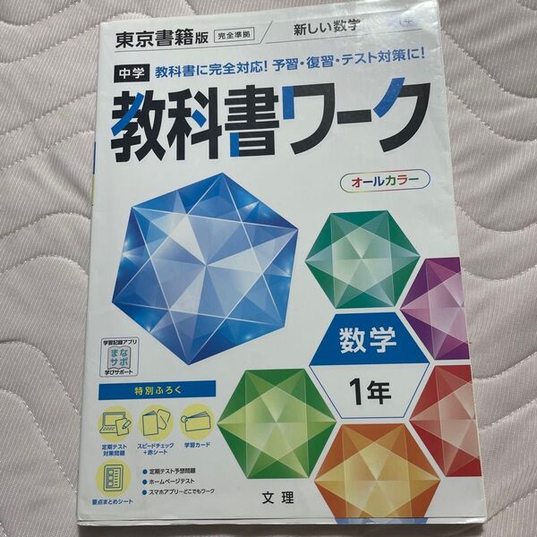 中学教科書ワーク 東京書籍 数学 1年