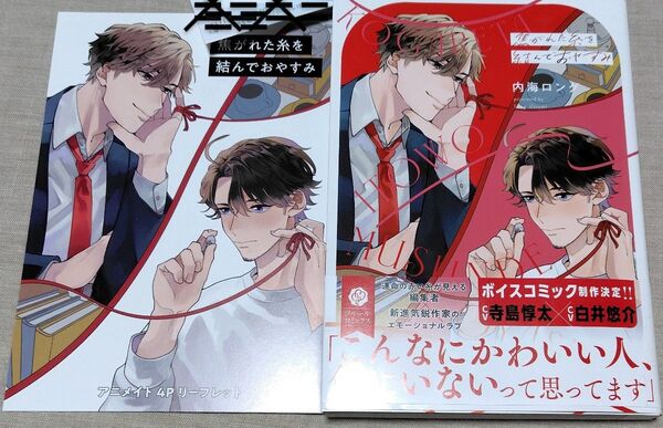 『焦がれた糸を結んでおやすみ』リーフレット 内海ロング