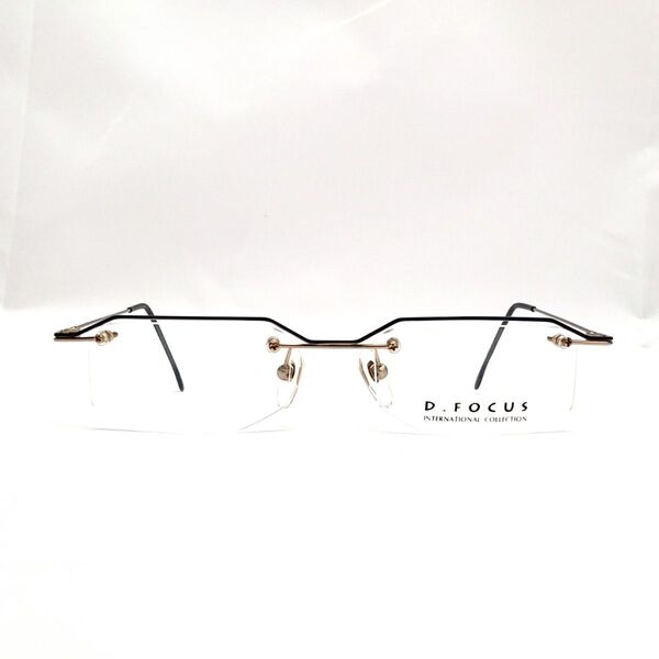 international collection【D・FOCUS 091 C-5】ツーポイント・ゴールド&マットブルー系 超軽量