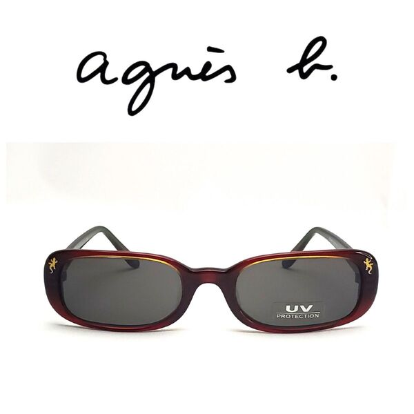 agnes b. アニエスベー サングラス AB2750 RH レディース レザール マーク有り FRAME FRANCE新品
