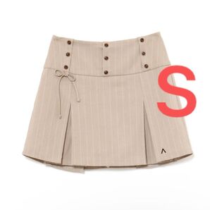 ANDMARY Bibi pleats mini skirt アンドマリー S サイズ