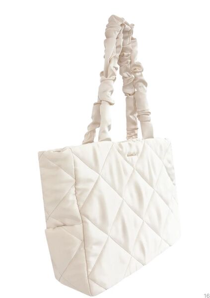 Rosemuse ロゼミューズ satin quilting big tote