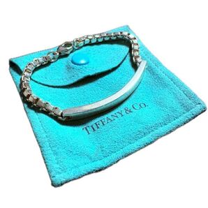 TIFFANY&Co. ティファニー ベネチアン IDブレスレット シルバー925