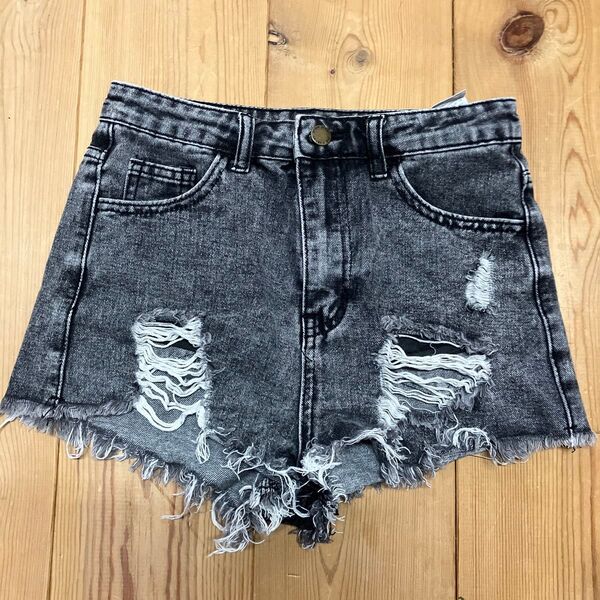 SHEIN 12歳 13歳 140 150 ショートパンツ デニムショートパンツ デニム ダメージ