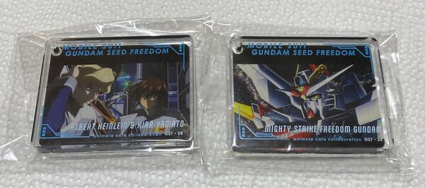 ハインライン&キラ ストライクフリーダム コロッタ アニメイトカフェ ガンダムSEEDFREEDOM