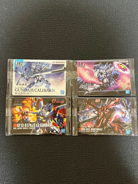ガンプラパッケージアートグミ 4枚セット まとめ売り