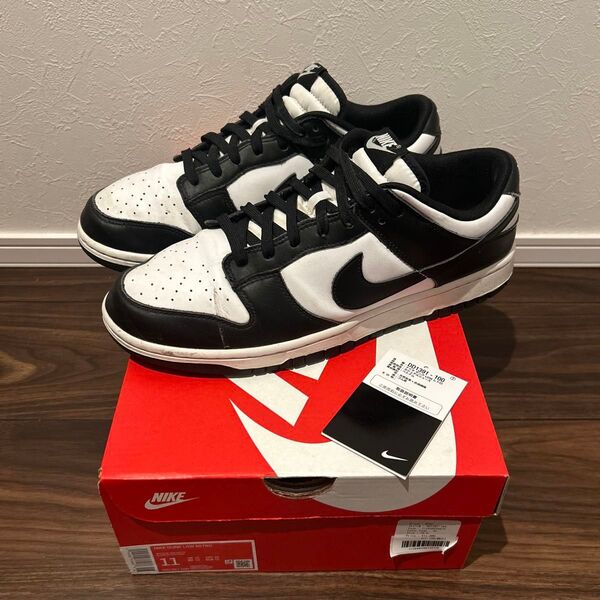 ナイキ ダンク DUNK LOW RETRO PANDA パンダ