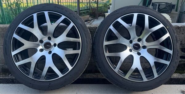 ほぼ新品NT555G2(225/45R19) + RAYS WALTZ FORGED S7(19インチ)+RAYSナット