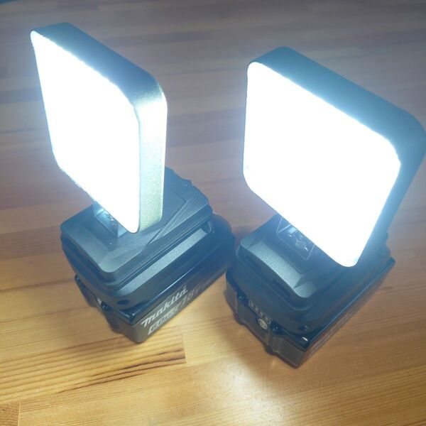 【新品】マキタ 18Vバッテリー対応 ワークライト LEDライト 作業ライト 作業灯 USBアダプター スマホ充電 2個セット
