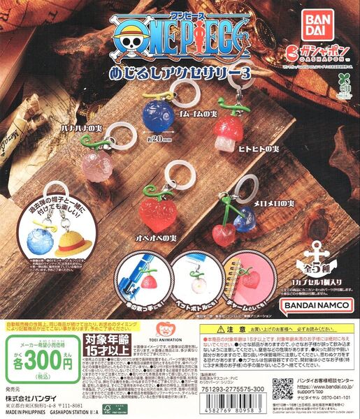 ONEPIECE ワンピース めじるしアクセサリー 3 全 5種 セット
