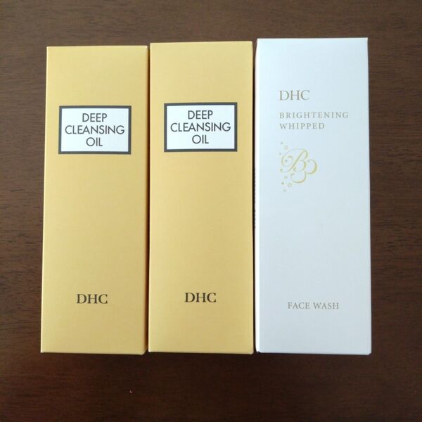 新品 未開封 DHC 薬用ディープクレンジングオイル 2本 ブライトニングホイップ ウォッシュ 炭酸 洗顔 フェイス