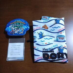 ディズニーシー ファストパス チケットホルダー ファインディングドリー巾着