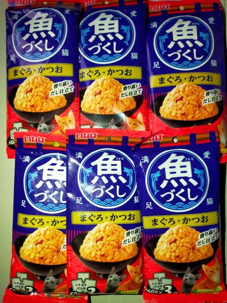 チャオ (CIAO) いなば 魚づくし まぐろ・かつお 60g×3袋 6個セット