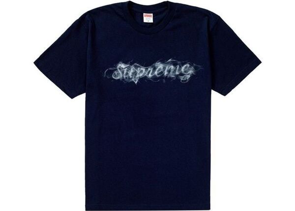 Supreme smoke tee navy ネイビー サイズS シュプリーム