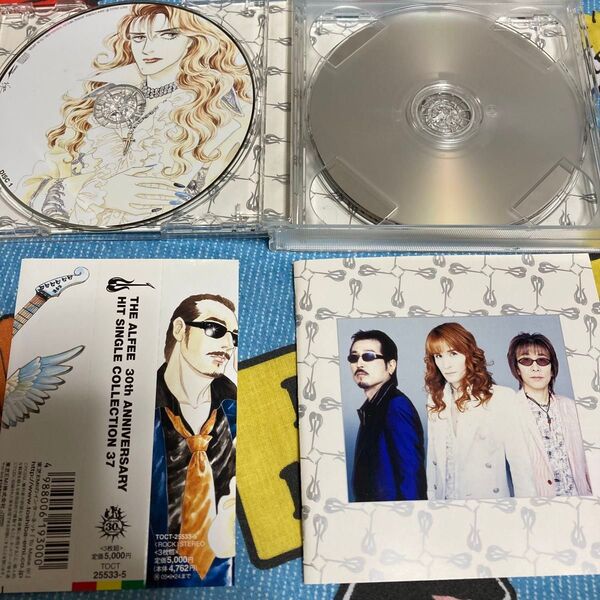 THE ALFEE アルフィー CD 30周年記念アルバム3枚組 帯付き シングルコレクション