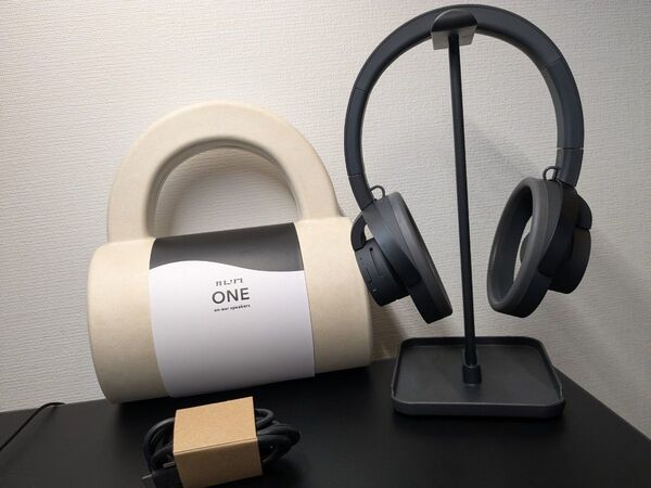 オープンイヤー型 オーバーヘッド耳スピーカー nwm ONE ダークグレイ