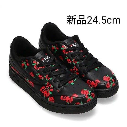 新品 FILA Original Tennis LX X BEDWIN BK/RD コラボ レディーススニーカー 24.5㌢