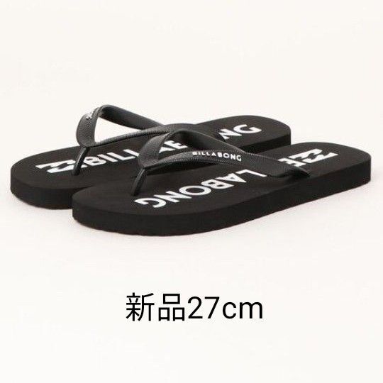 新品 サンダル BASIC LOGO BILLABONG メンズ ビーチサンダル ビラボン 27センチ