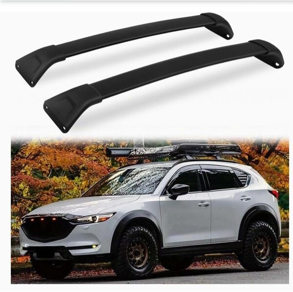 ツールズアイランド クロスバー アルミ製 2本セット CX-5 KF系 型式2017-2023 ベースキャリア