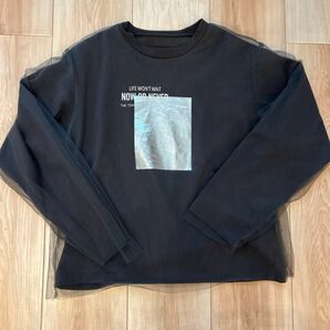 新品 アベイル チュール付き 長袖 スウェット