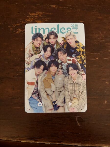 timelesz バースデーカード