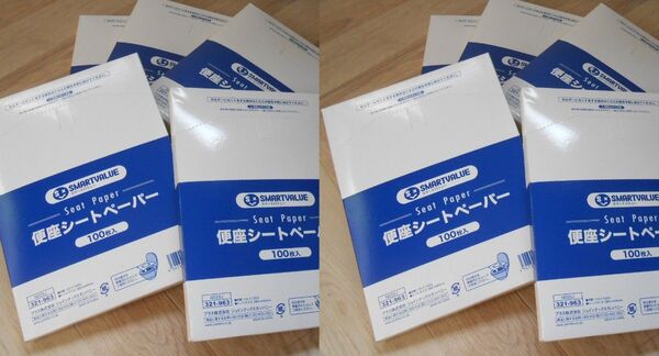 新品未開封 便座シートペーパー 100枚 10パック