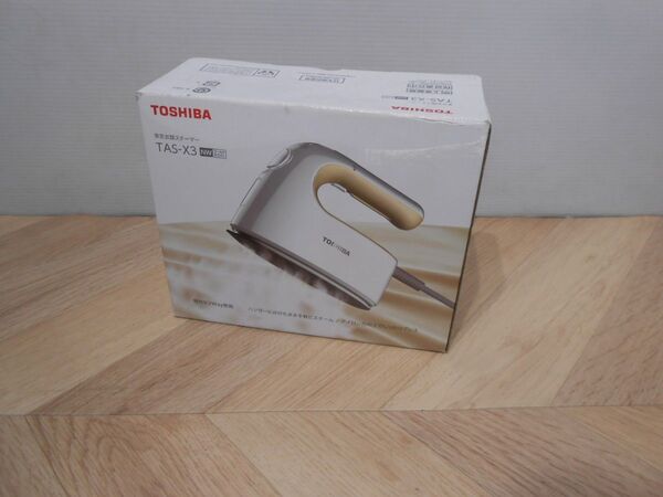 【美品】TOSHIBA 東芝 衣類スチーマー TAS-X3