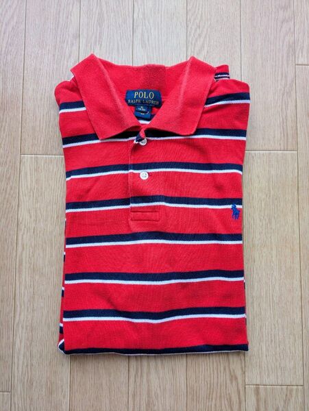 POLO RALPH LAUREN ポロシャツ 半袖 ラルフローレン ボーダー ボーイズXL キッズ