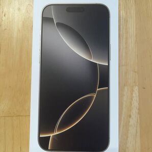 Apple iPhone16Pro Max SIMフリー ナチュラルチタニウム オリジナルシール 未開封
