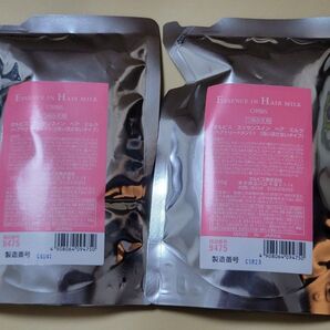 2つセット ORBIS エッセンスインヘアミルク 洗い流さないトリートメント詰替 140g