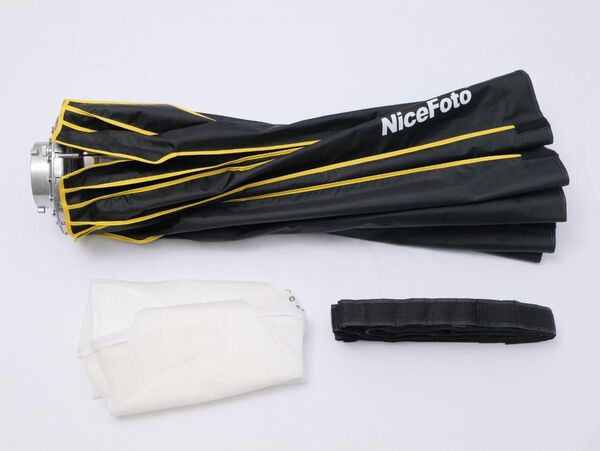 NiceFoto 90cm ソフトボックス 折りたたみ ボーエンズマウント