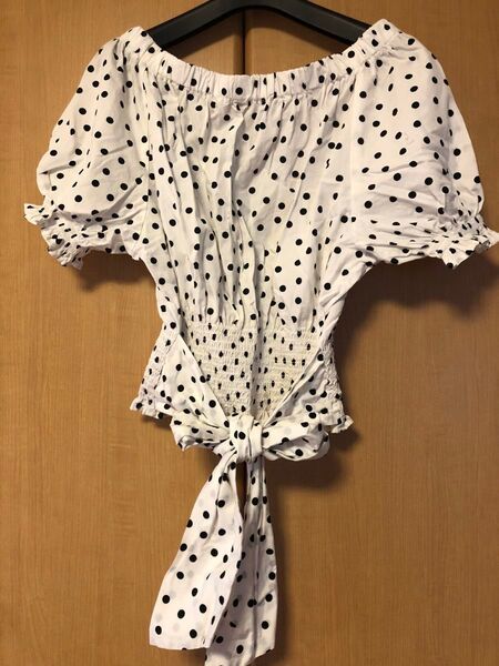 半袖 ブラウス rienda フリー トップス