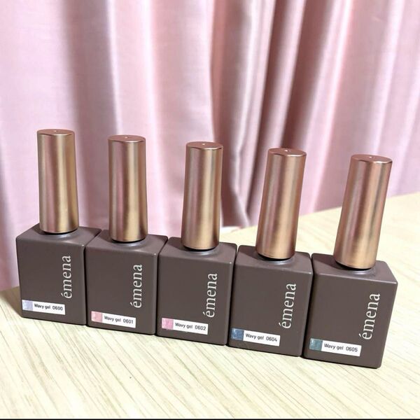 エメナ ジェルネイル ネイリスト用 Emena wavy gel 5本セット
