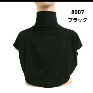 新品 レディース トップス ファッション小物 つけ襟 ハイネック 超薄手 ブラック