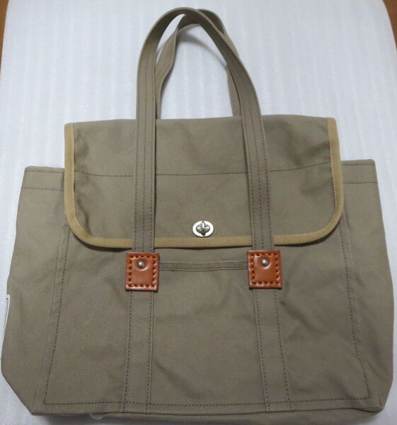 信三郎帆布 H-19小 手さげバッグ グレー / 一澤帆布 フタ付き トートバッグ