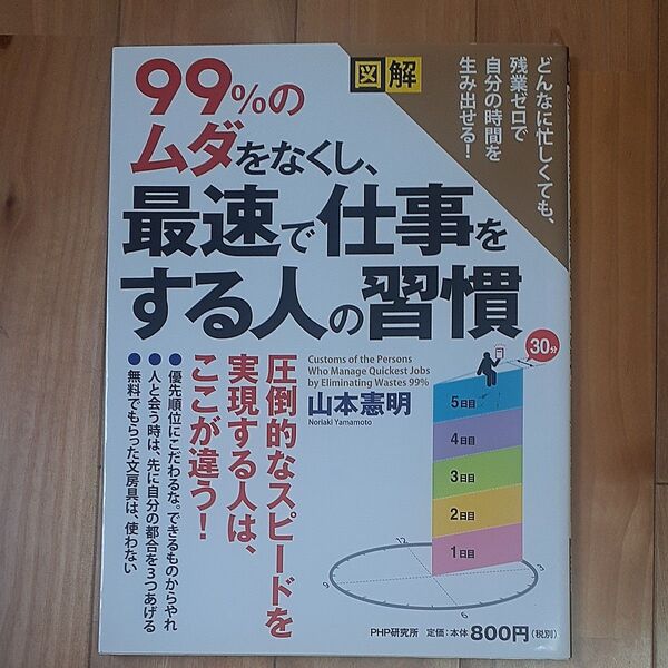 99%のムダをなくし、最速で仕事をす人の習慣 山本憲明 PHP研究所