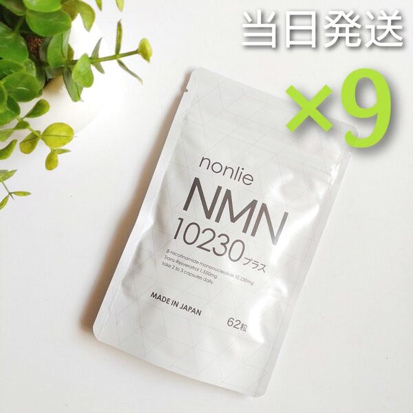 ◇当日発送◇nonlie ノンリ NMN10230プラス 9袋【新品未開封】