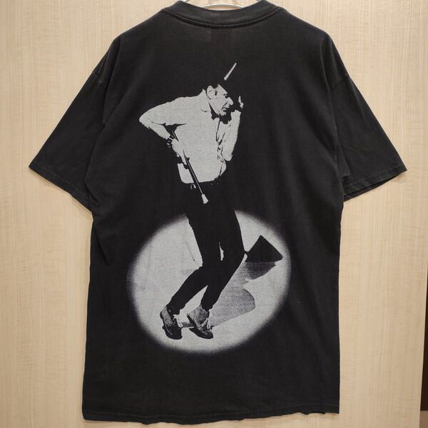 90年代 TULTEX ボブ・フォッシー ミュージカルFosse 両面プリント 半袖Tシャツ 黒