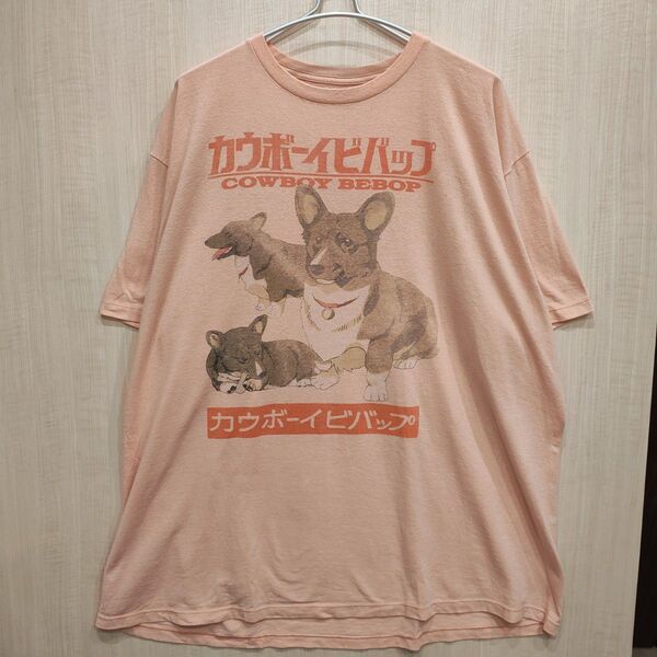 カウボーイビバップ Tシャツ コーギー アイン Tシャツ 2XL 半袖 古着