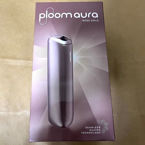 【新品・未使用】新型 ploom aura プルームオーラ ローズゴールド 加熱式タバコ 電子タバコ