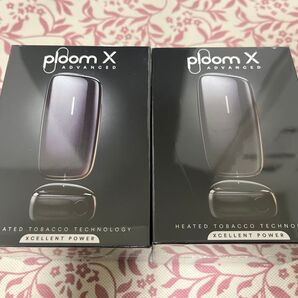 【新品・未使用】ploom X ADVANCED ブラック2台セット プルームXアドバンスド