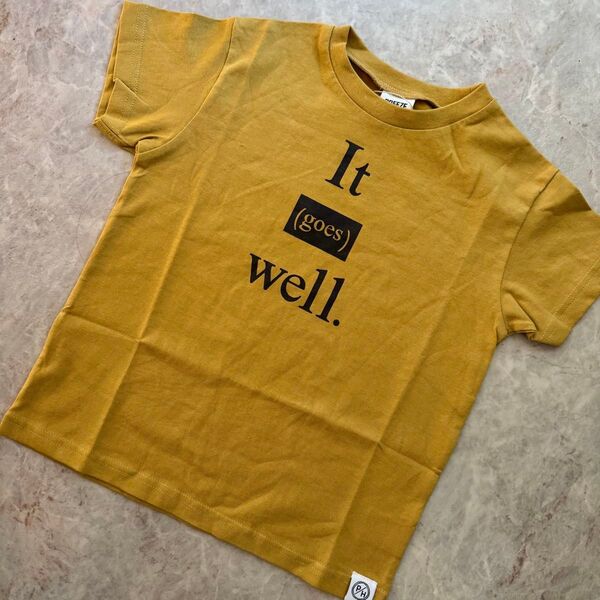 新品 ブリーズ Tシャツ 120cm マスタード BREEZE 綿100%