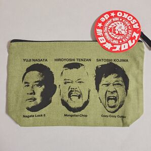 ASOKO 新日本プロレス ポーチ 永田裕志/天山広吉/小島聡