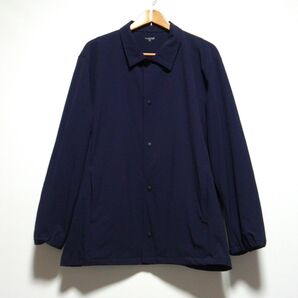 美品 ジーユー テック系 ドライストレッチコーチシャツ(長袖)GA コーチジャケット ナイロン ブルゾン ジャンパ- メンズXL