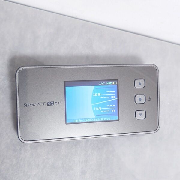 Speed Wi-Fi 5G X11 モバイルルーター