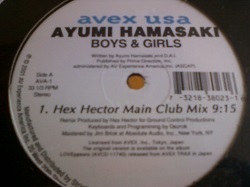 ハウス 浜崎あゆみ / Boys & Girls (Hex Hector Remixes) 12インチ新品です。